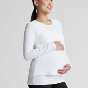 Featherweight Under Wraps Nursing Overlap Tee