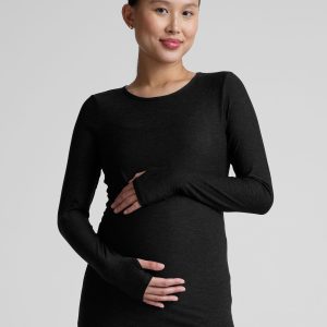 Featherweight Count On Me Maternity Crew Pullover
