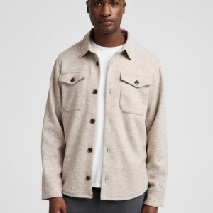 Day to Night Wool Men's Shirt Jacket
