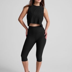 Spacedye™ High Waisted Pocket Pedal Pusher Legging