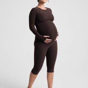 Spacedye™ Maternity Pedal Pusher Legging