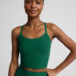 Spacedye™ Slim Racerback Cropped Tank