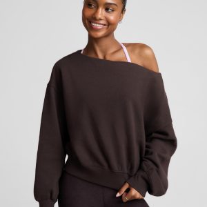 LuxeFleece 2.0? Off The Shoulder Sweatshirt