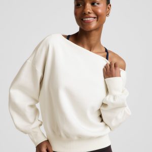LuxeFleece 2.0? Off The Shoulder Sweatshirt