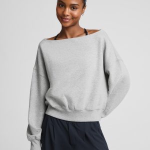 LuxeFleece 2.0? Off The Shoulder Sweatshirt